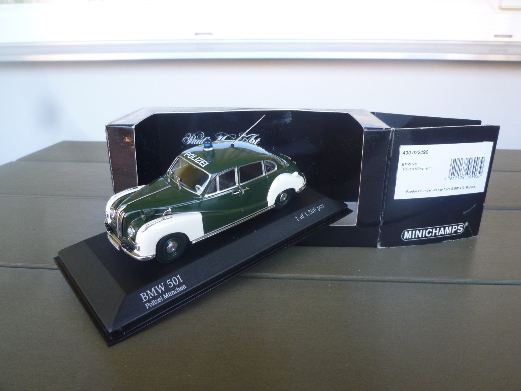 BMW Modellini d'auto: BMW 501 "Polizei München" – Nuovo e nell'imballaggio originale da Flawil venduto da Imperiosud