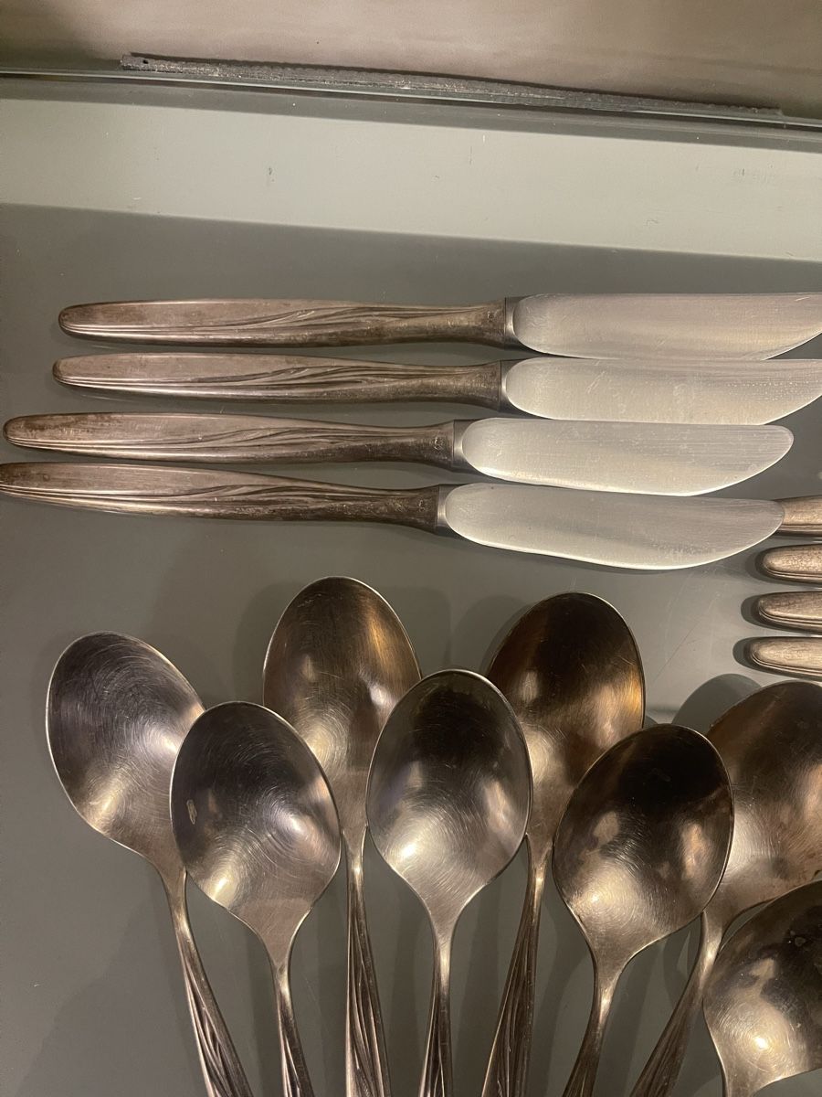 Set di posate: Besteck-set versilbert – Usato da Schlieren venduto da Mattis123 7