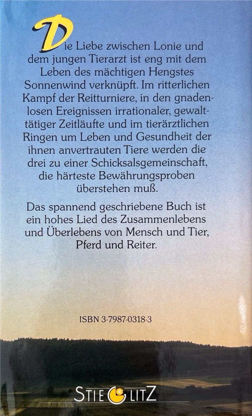 Libri: Sonnenwind - Der Tierarzt und sein Pferd – Nuovo (secondo la descrizione) da Sarnen venduto da Livres 1