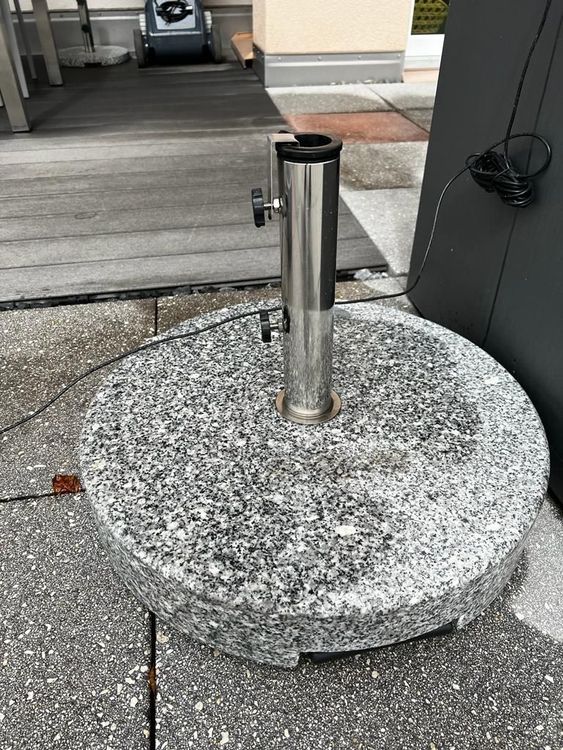 Sonnenschirmständer Granit mit Rollen Kaufen auf Ricardo