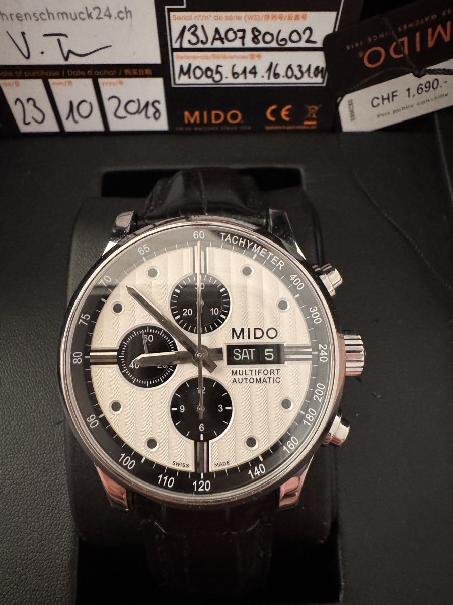 Mido Uhren: MIDO Multifort Automatik Chronograph – Gebraucht aus Gossau ZH von Habel 1