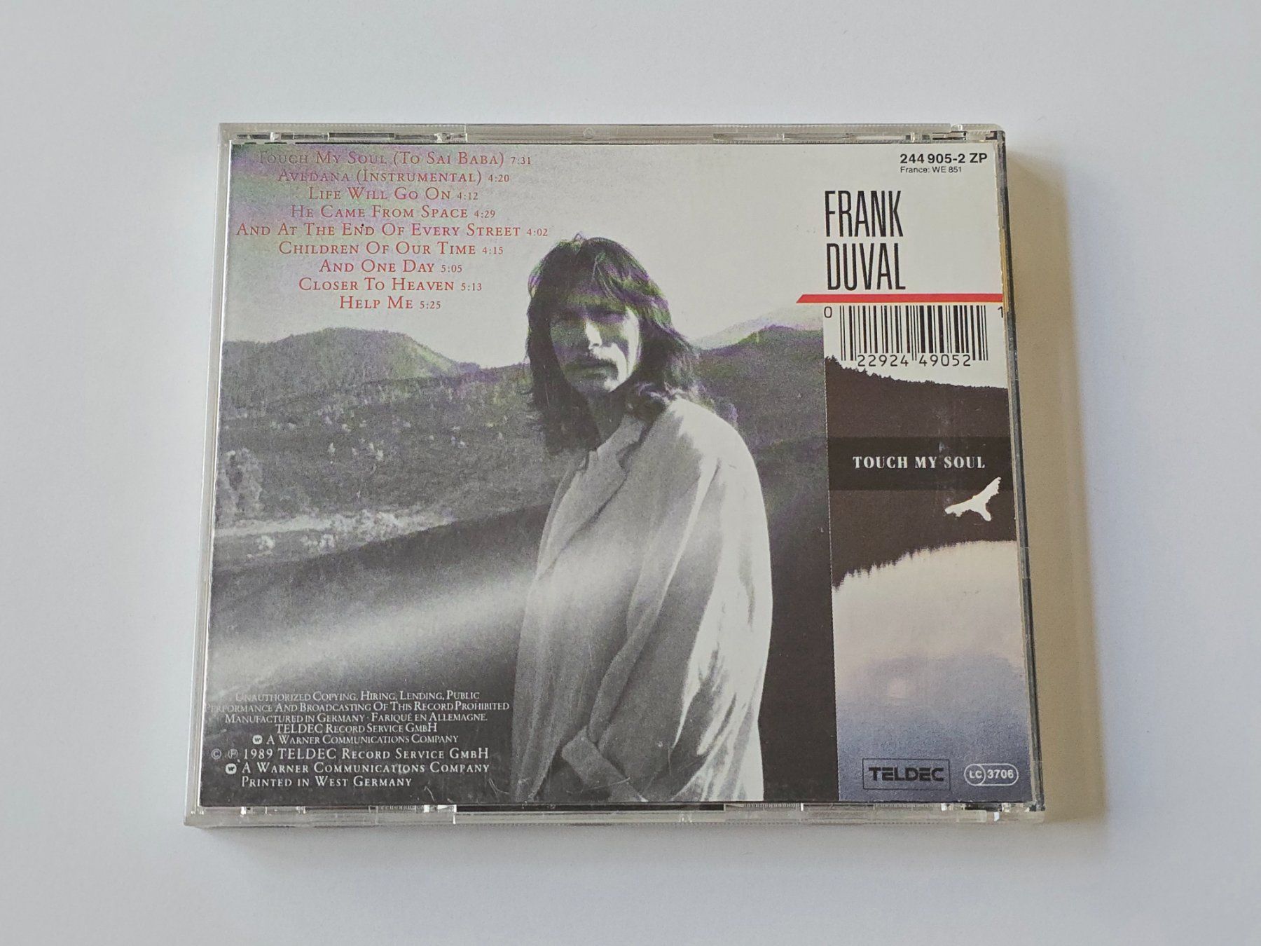 CD: CD Frank Duval - Touch my Soul – Usato da Dättlikon venduto da Wundertuete_ 1