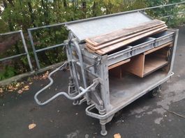Montage Wagen antik