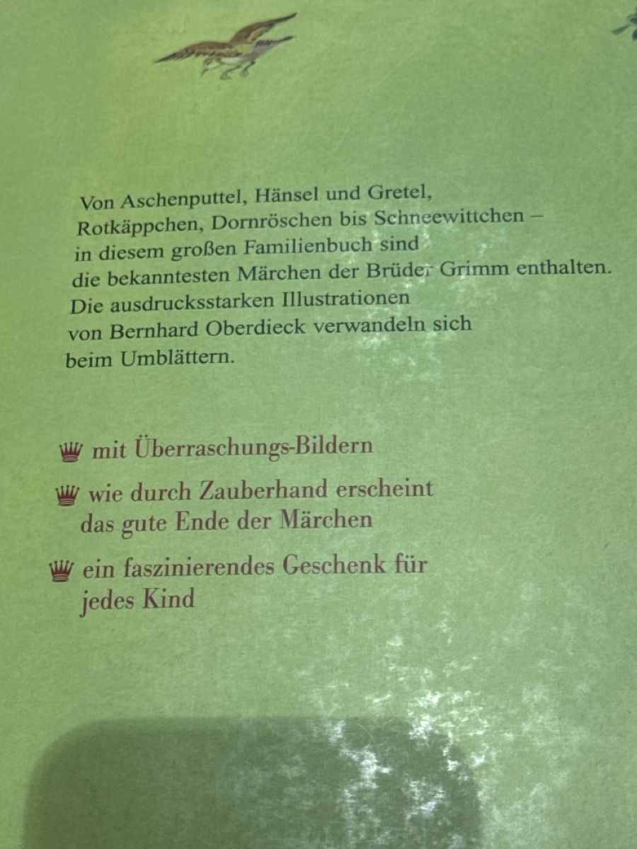 Libri: Grimm-Märchenbuch mit Überraschungsbildern – Usato da Büren SO venduto da Nuri09 1