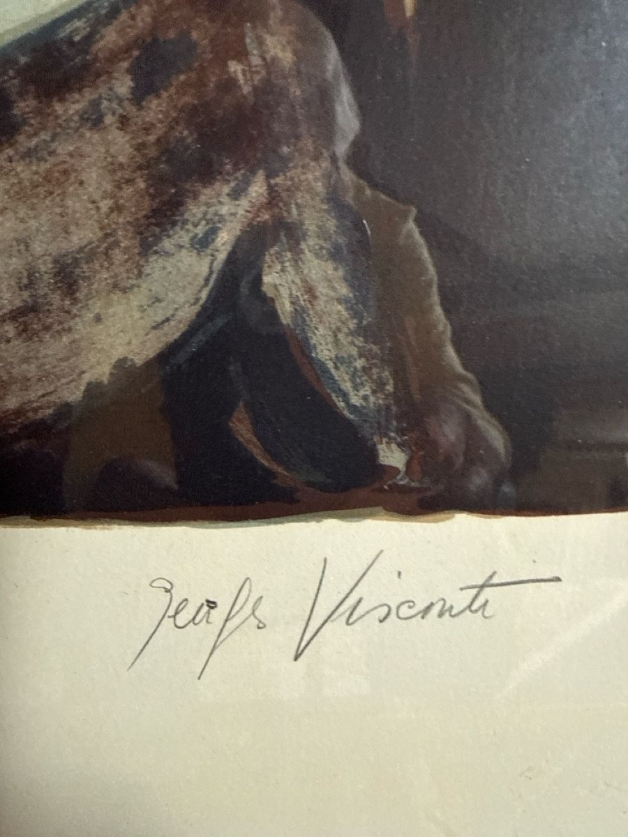 Grafiken & Lithographien: VISCONTI Georges Ithographie Dan titre – Gebraucht aus Schmitten FR von Hohezelg 2