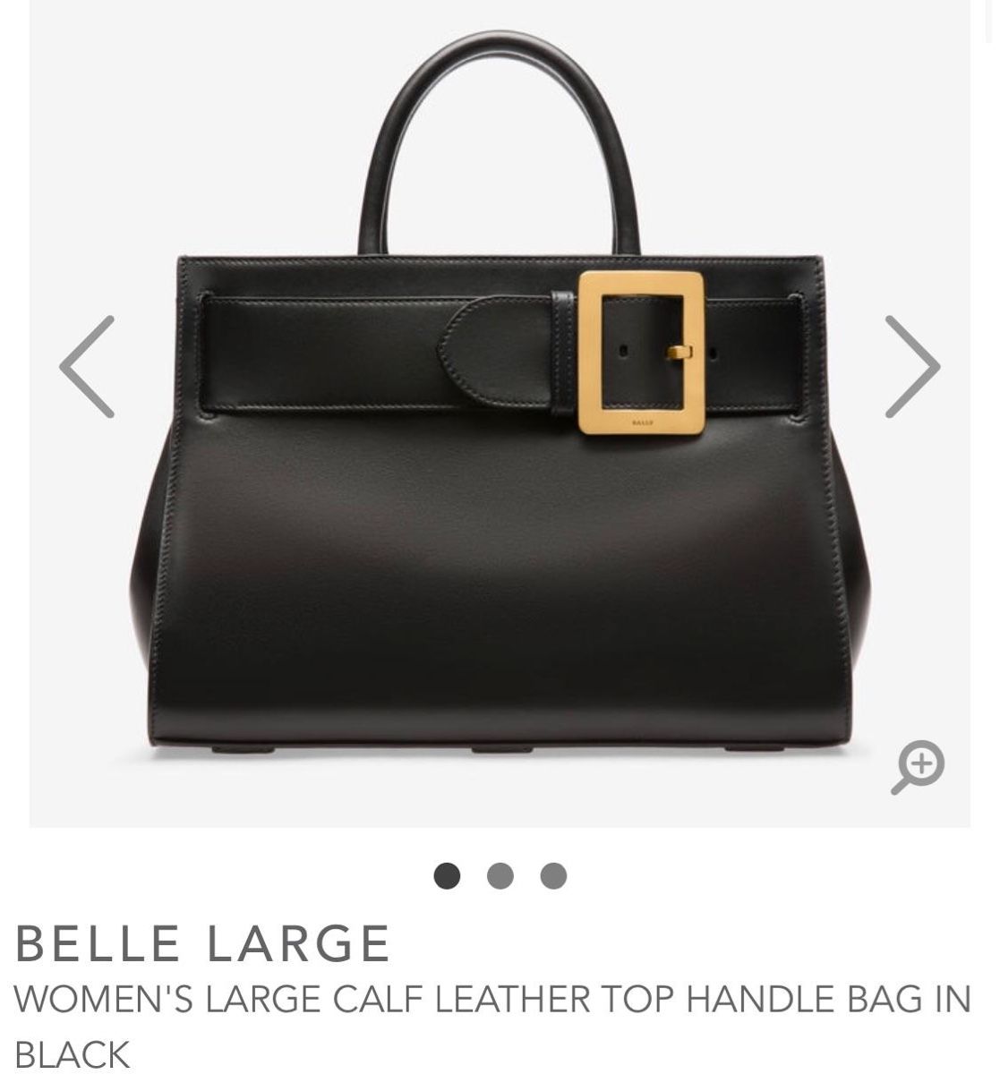 Bally Borse da donna: Bally Belle Large calf leather top handle bag – Usato da Meilen venduto da zana10 7