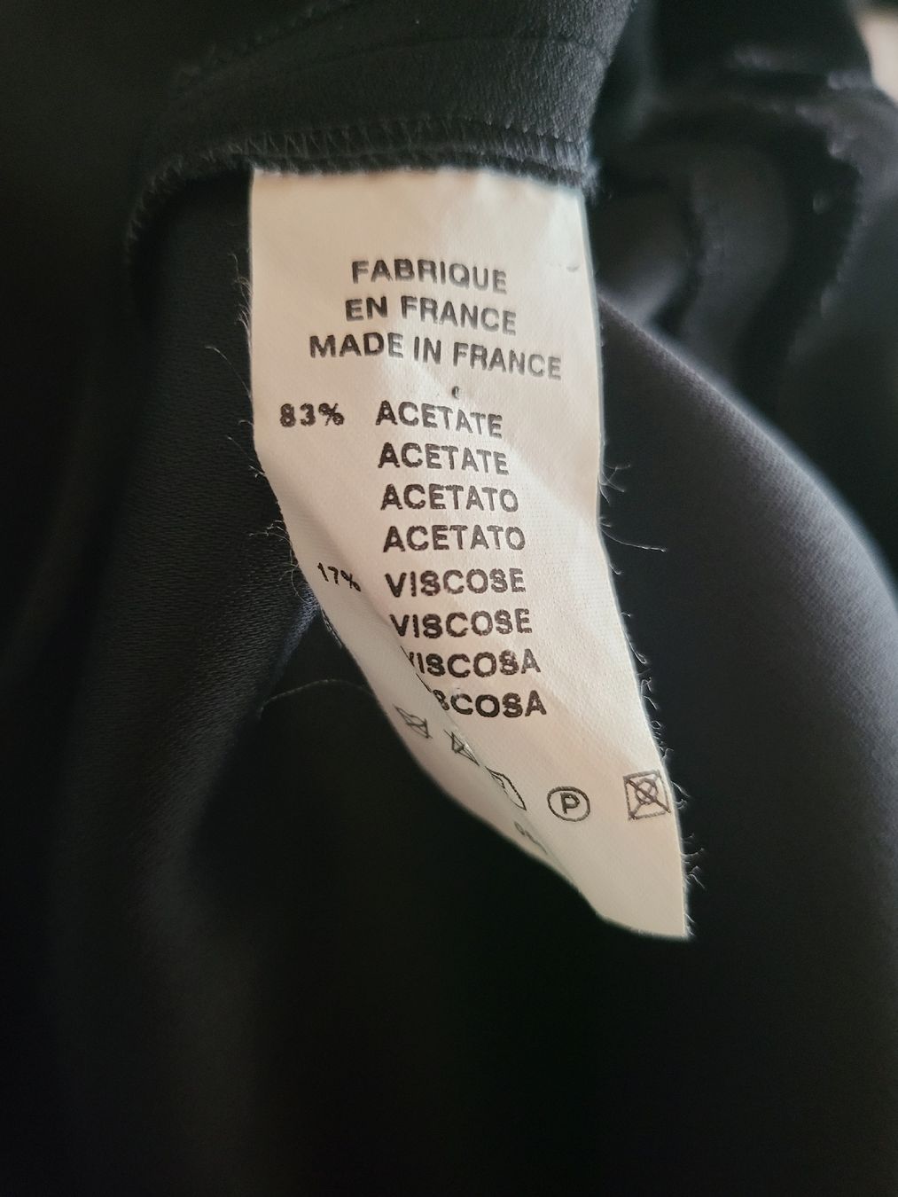 Cacharel Vestiti: Robe Cacharel vintage noire, taille 36 – Usato da Niedergösgen venduto da Eva2410 3