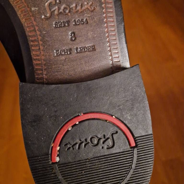 Chaussures hommes: Lederschuh Sioux Gr 42 – D'occasion à Pfeffingen par ani_kl465 1