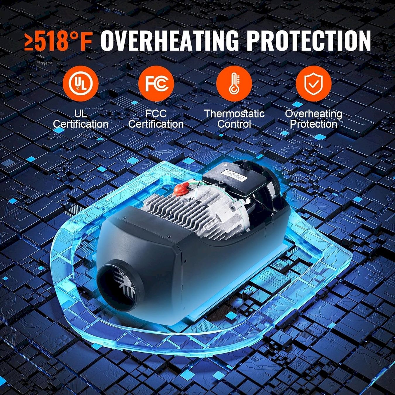 Radiatori: VEVOR 8kW 12V Dieselheizung – Nuovo e nell'imballaggio originale da Bottighofen venduto da zaap 5