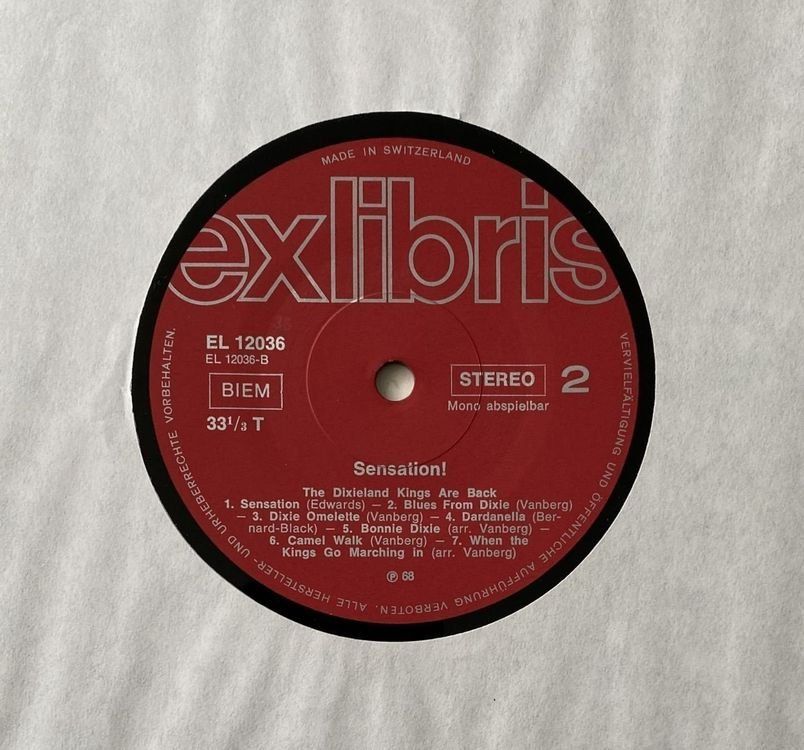 Dischi in vinile: The Dixieland Kings, Sensation! – Usato da Flums venduto da Empe1 3