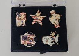 Lot de 5 Pins Commémoratifs Snoopy Foot USA94 coupe de monde