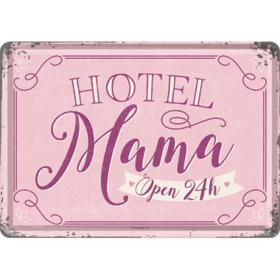 Insegne: Blechschildkarte 3D-HOTEL MAMA – Nuovo e nell'imballaggio originale da Rupperswil venduto da big-one-sale