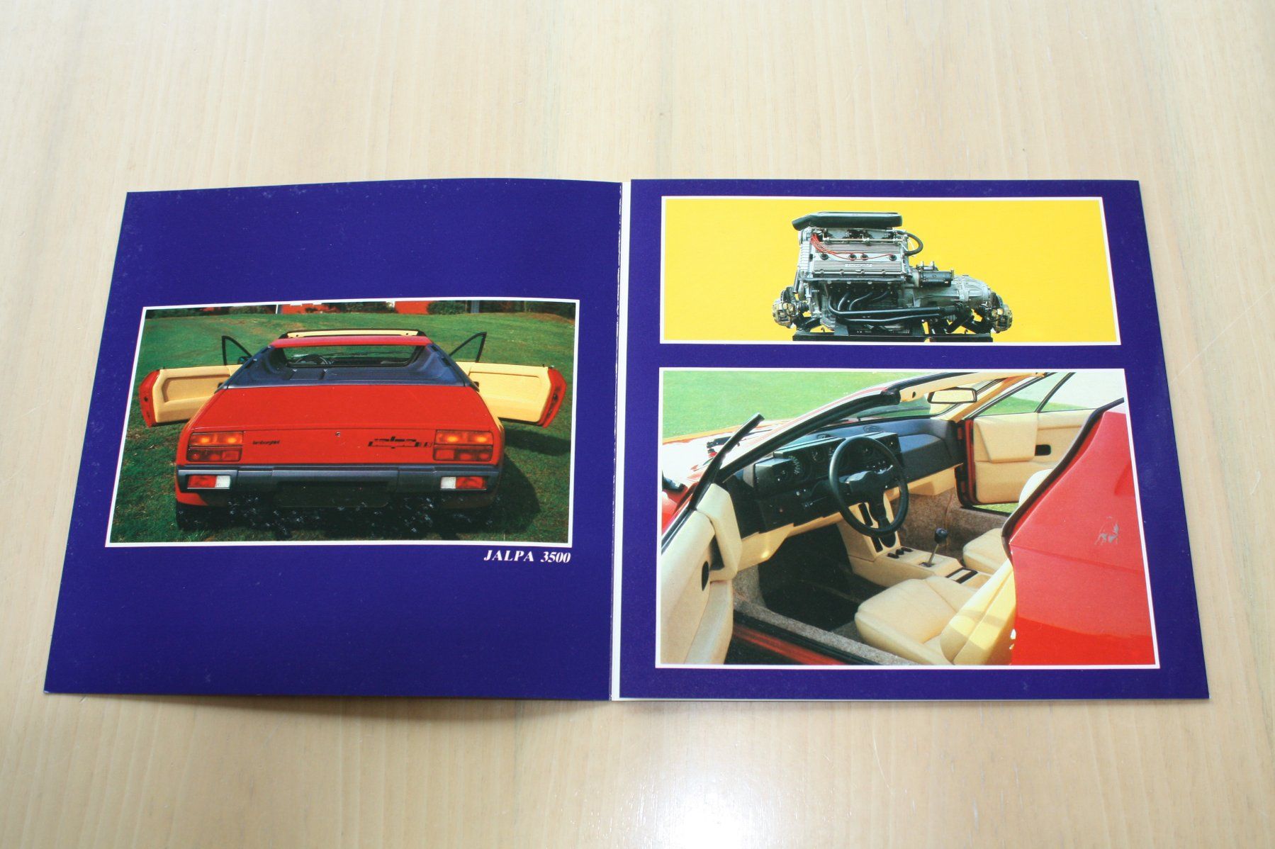 Lamborghini Documenti: Lamborghini Jalpa Prospekt 1985 – Usato da Wikon venduto da erwin400 1