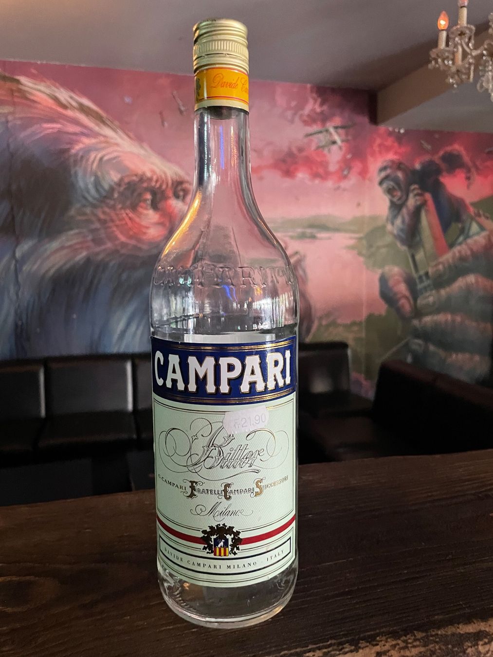 Campari Altro: Campari Vintage Flasche leer – Usato da Sutz venduto da fx05
