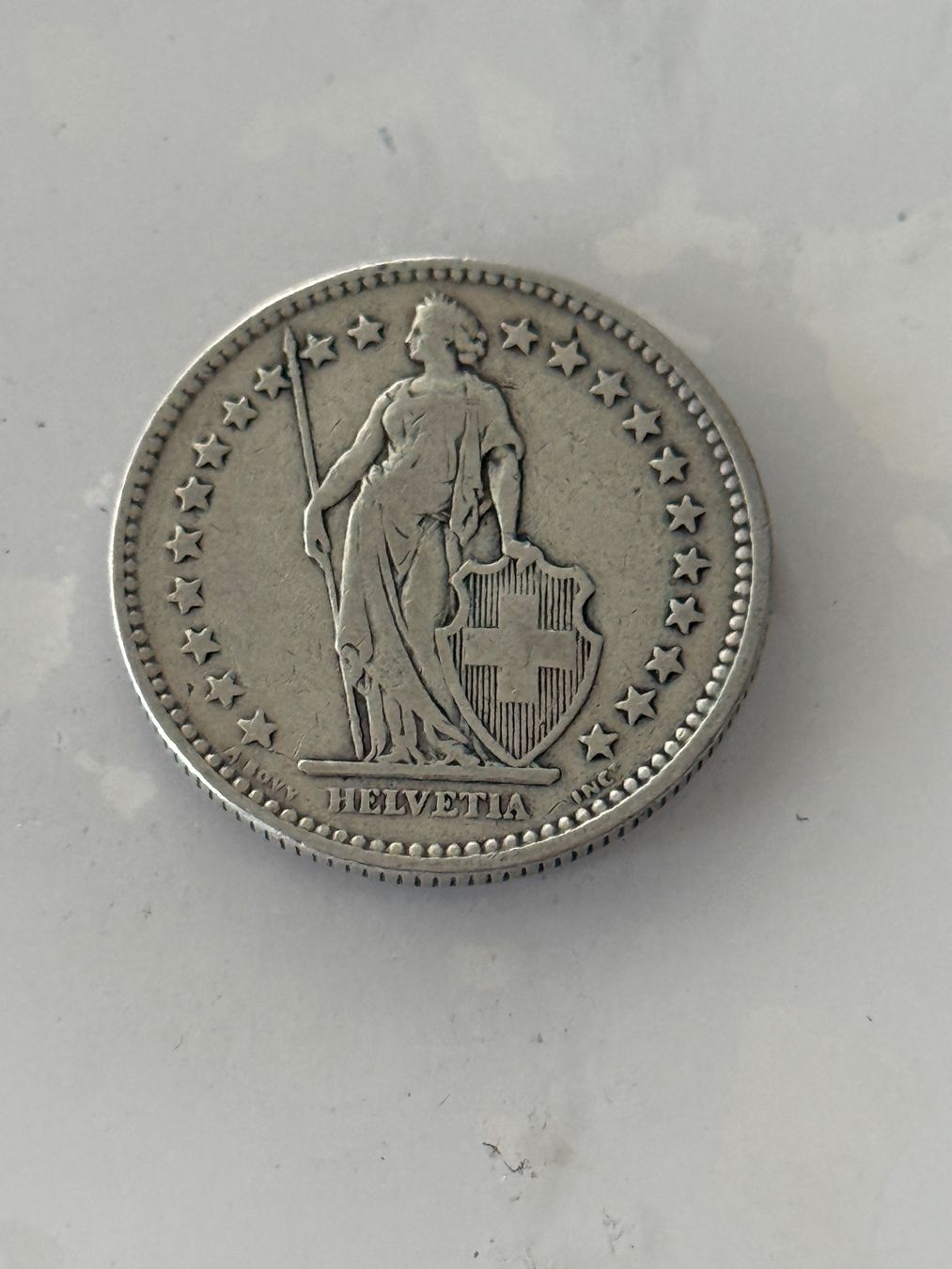 Tutti le monete: 2 Franken 1916  Rar – Usato da Wallisellen venduto da SWISS_SILVER1