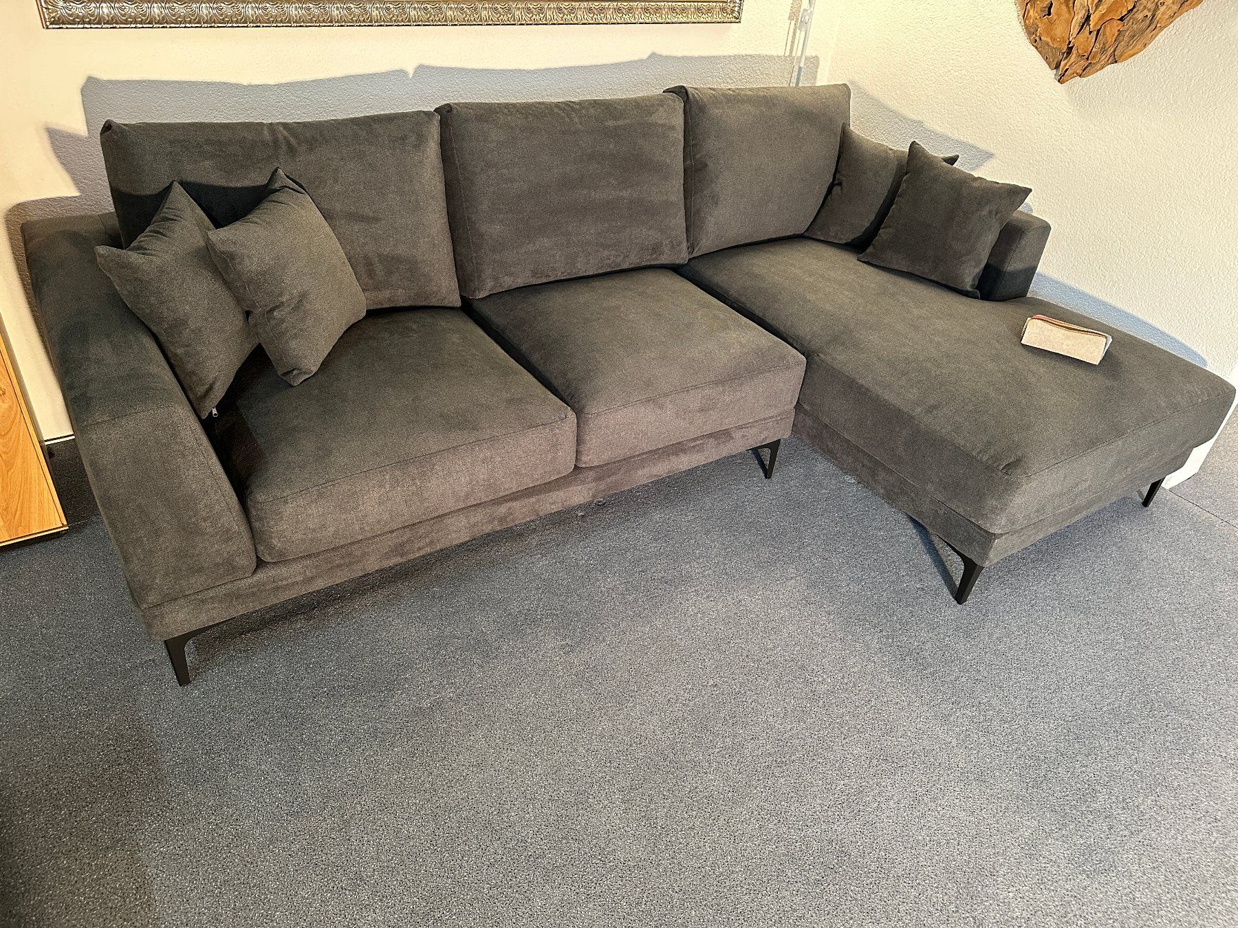Sofas: Sofa GINO Stoff Aston schwarz 258 x 184 cm – Neu und originalverpackt aus Unterentfelden von moebelrufli 5