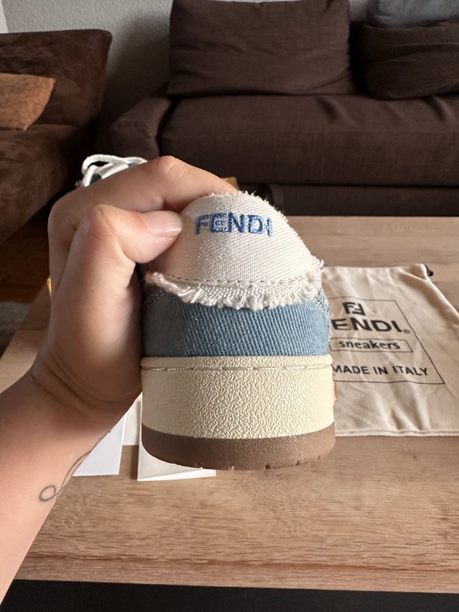 Fendi Chaussures femmes: Fendi Crosta Denim Sneaker Gr. 38 inkl. Box – Neuf avec emballage d'origine à Winterthur par whatdreamz 6
