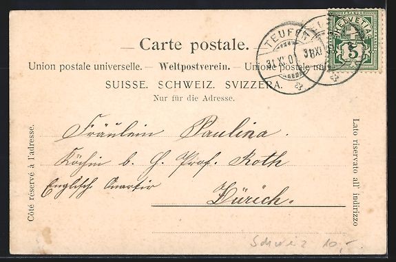 Cartes postales: Teufen, Ortspartie mit Pferdeschlitten i – D'occasion à Berlin par bartko-reher 1