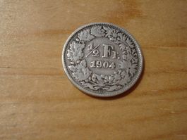 (D2) 1/2 Franken 1904