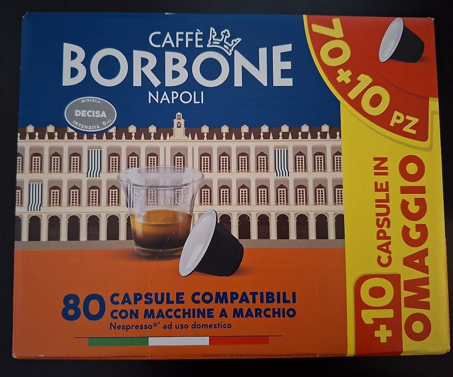 Aliments & Spécialités: 80 capsule Caffè Borbone, miscela Decisa – D'occasion à Massagno par Coccinella7