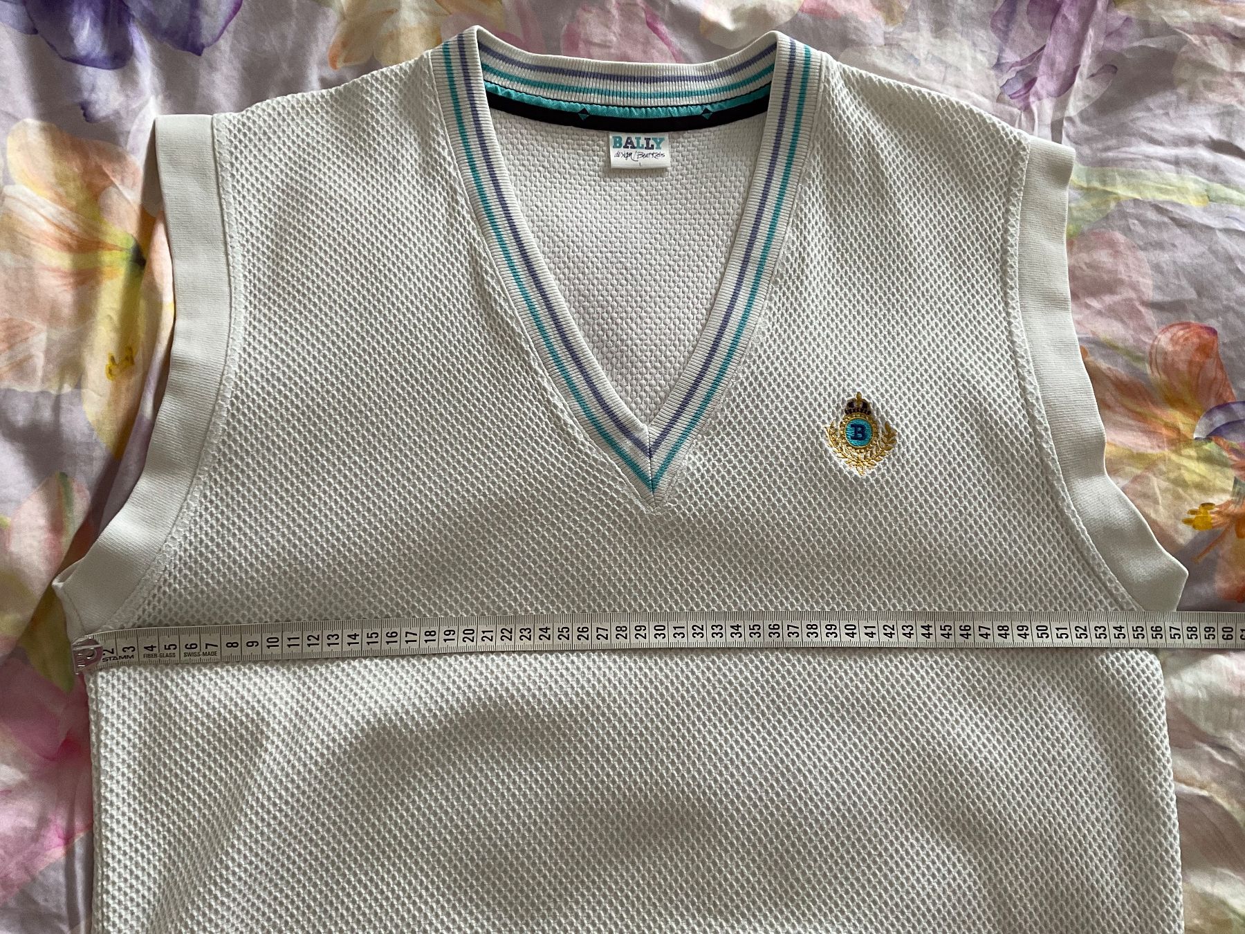Bally Gilet & Giacche: BALLY Vintage Gilet Pullover Gr L weiss – Usato da Urdorf venduto da alda02 4