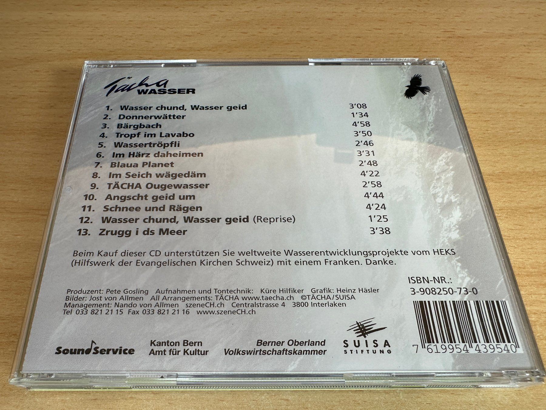 CD: Tächa – Wasser – Usato da Rikon im Tösstal venduto da Alpenmutz 1