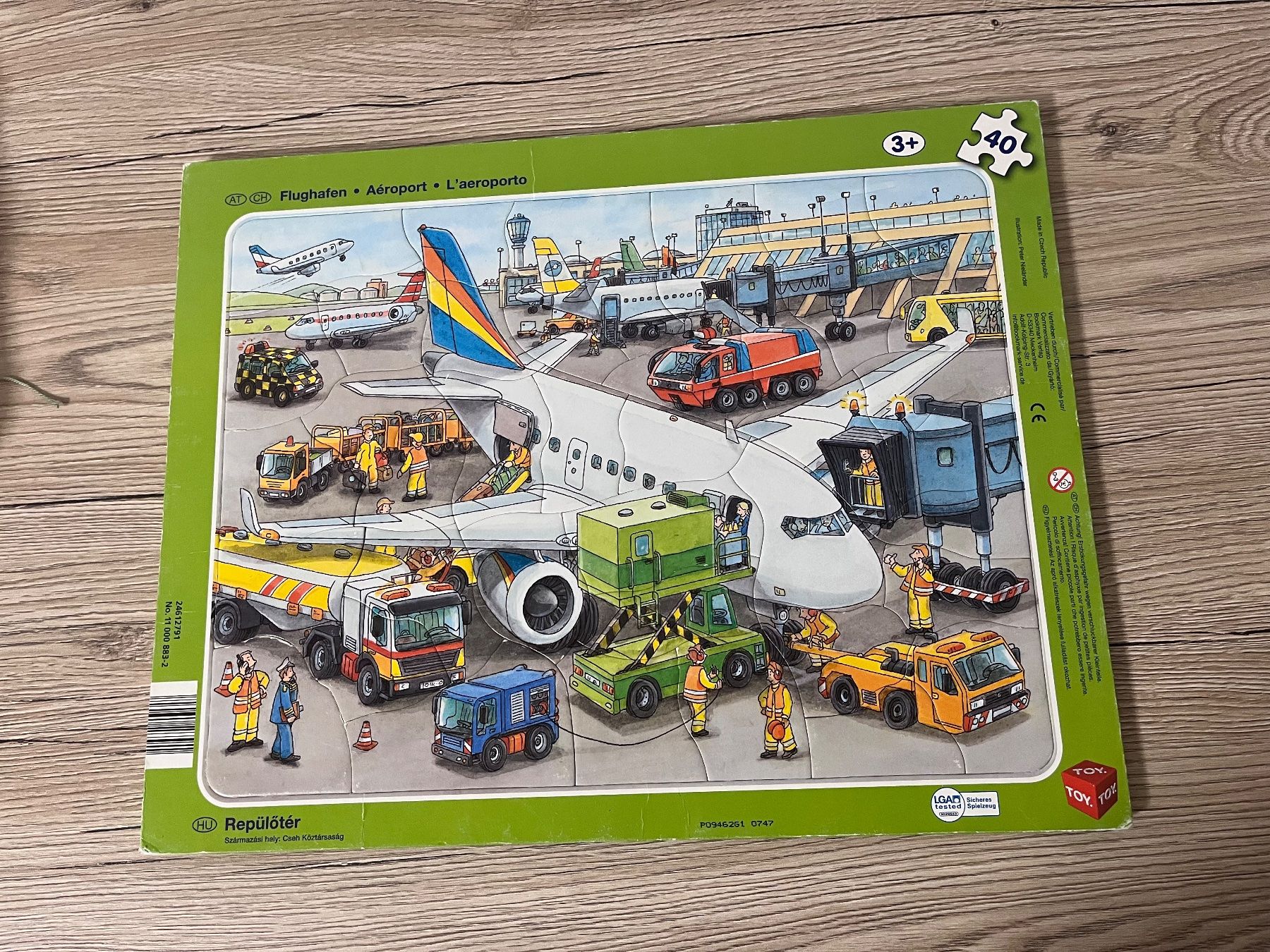 Puzzle: 2 Puzzle Karton Flughafen und Bahnhof 3+ 40 Teile – Usato da Richterswil venduto da mur_2wm2 1