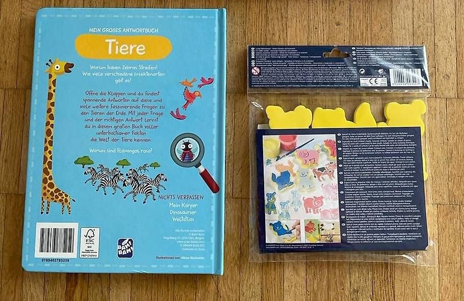 Libri: 3 Kinderbücher und Stempelset Bauernhof – Usato da Zürich venduto da giovannisp 2