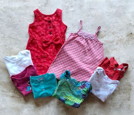 122–8 pièces bébé fille (Desigual…) 74-80 (6 mois-4 ans)