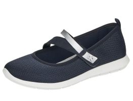 NEU Ballerina Schuhe Riemchenballerina mit Metallic-Riemchen