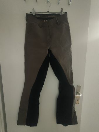 Reithose Damen Grösse 38 braun schwarz guter Zustand