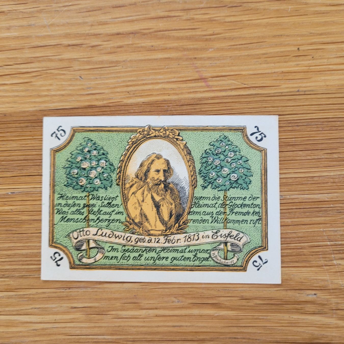 Billets de banque: Banknote Notgeld 75pfg – D'occasion à Biel/Bienne par Destockweb 1