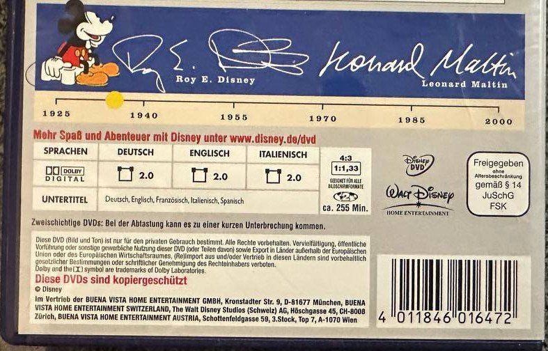 Tutti i DVDs: 2 DVDs Micky Maus Glanz der Farbe 1+2 – Usato da Beringen venduto da Mantafisch1 2