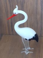 Figur Storch Glas Murano antik
