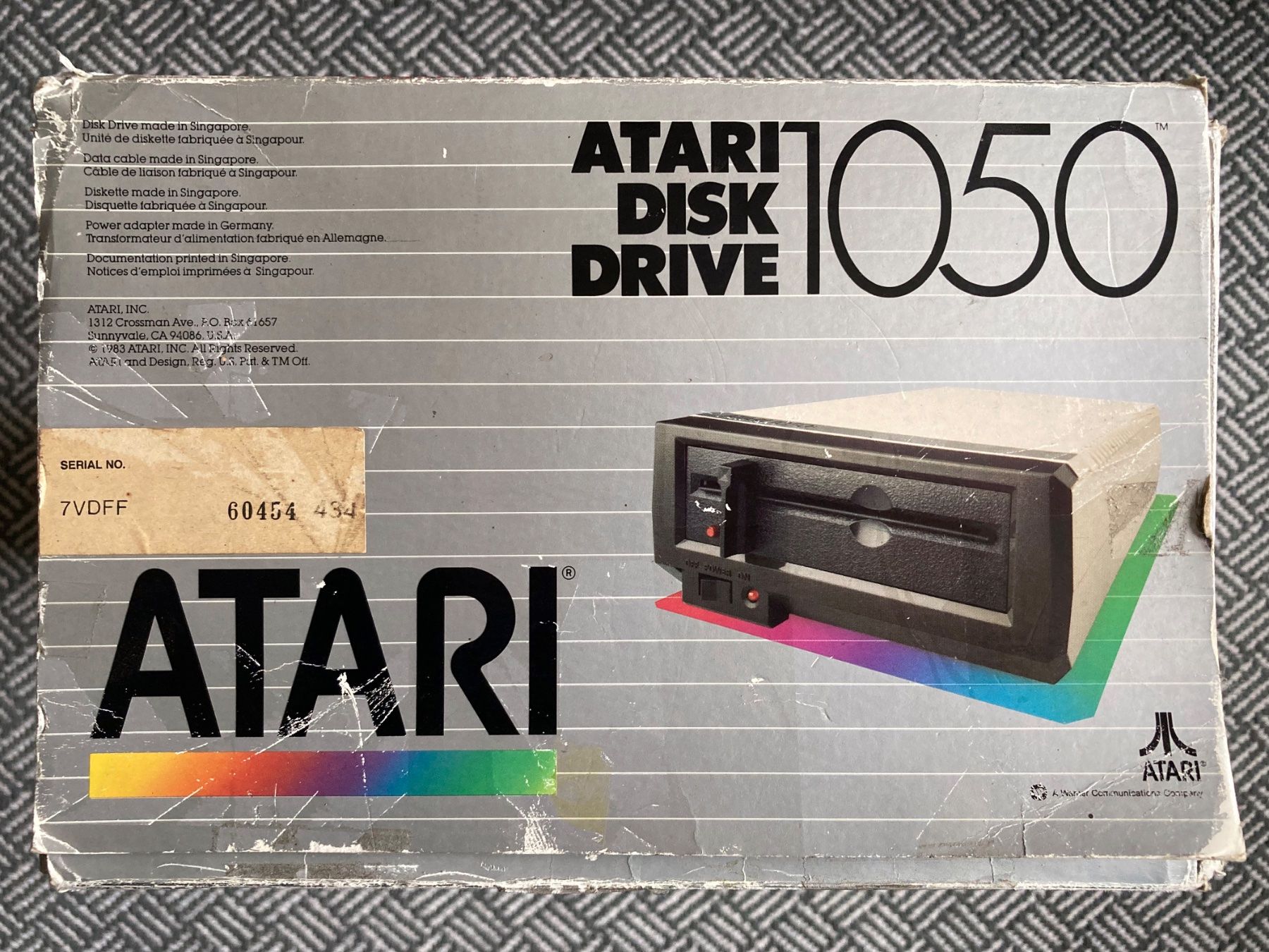 Atari PCs: Atari 1050 Disk Drive / Diskettenlaufwerk – Gebraucht aus Güttingen von  1