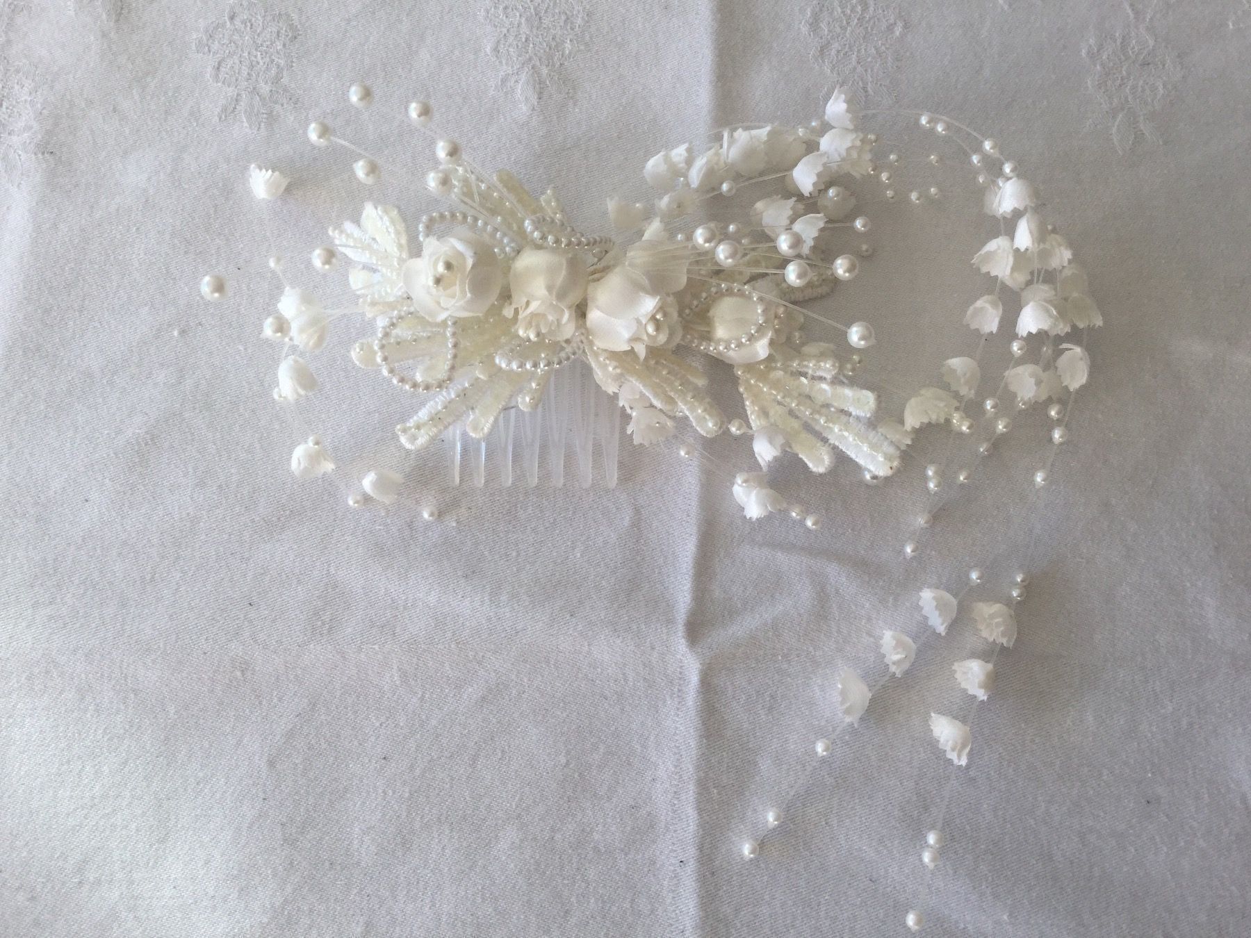 Accessori per capelli: Hochzeit Haarschmuck Braut – Nuovo e nell'imballaggio originale da Neuwilen venduto da bobbel01 1