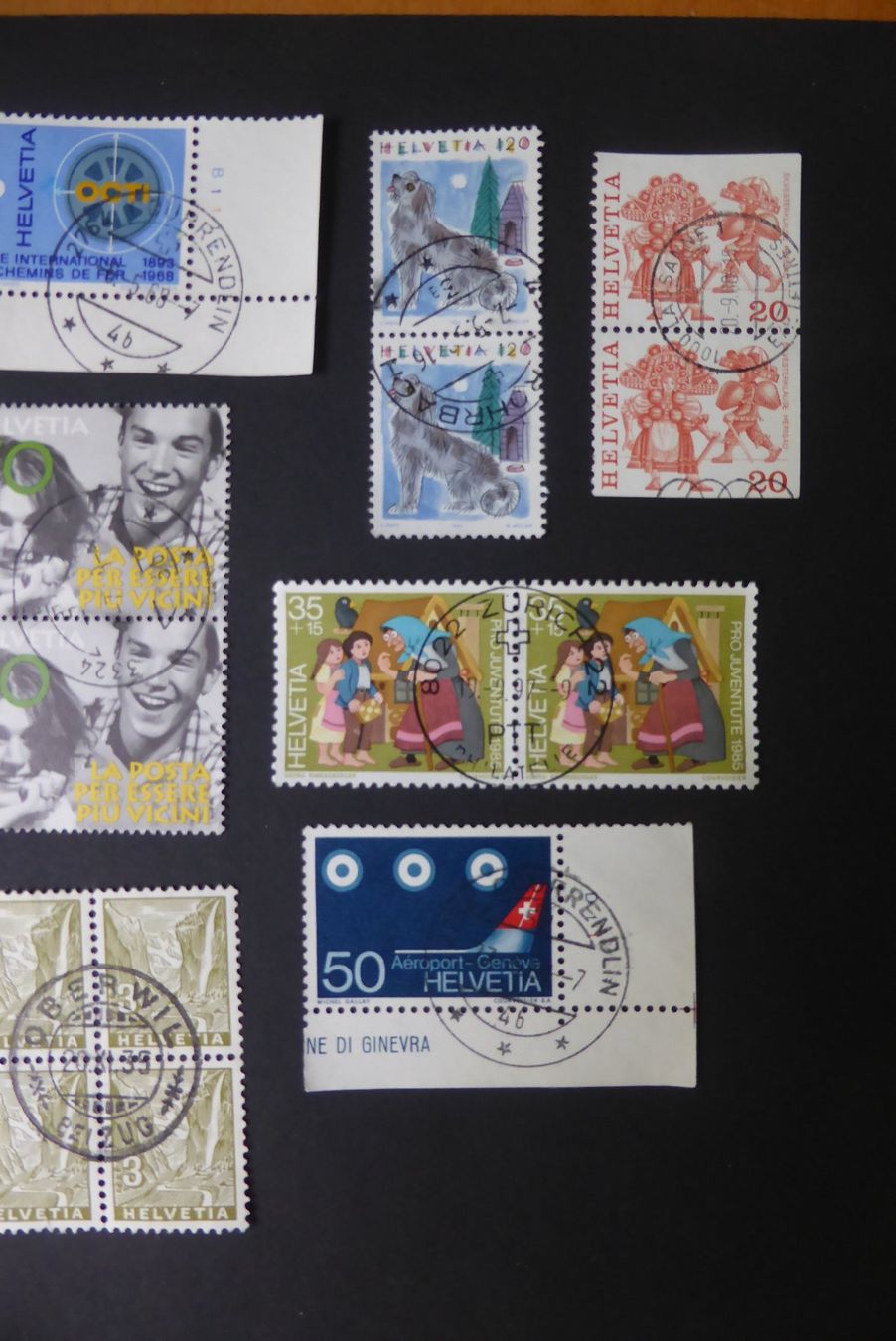 Tous les timbres: CH - Marken - Vollstempel - Doppel diverse – D'occasion à Brunnadern par lesezirkel 2