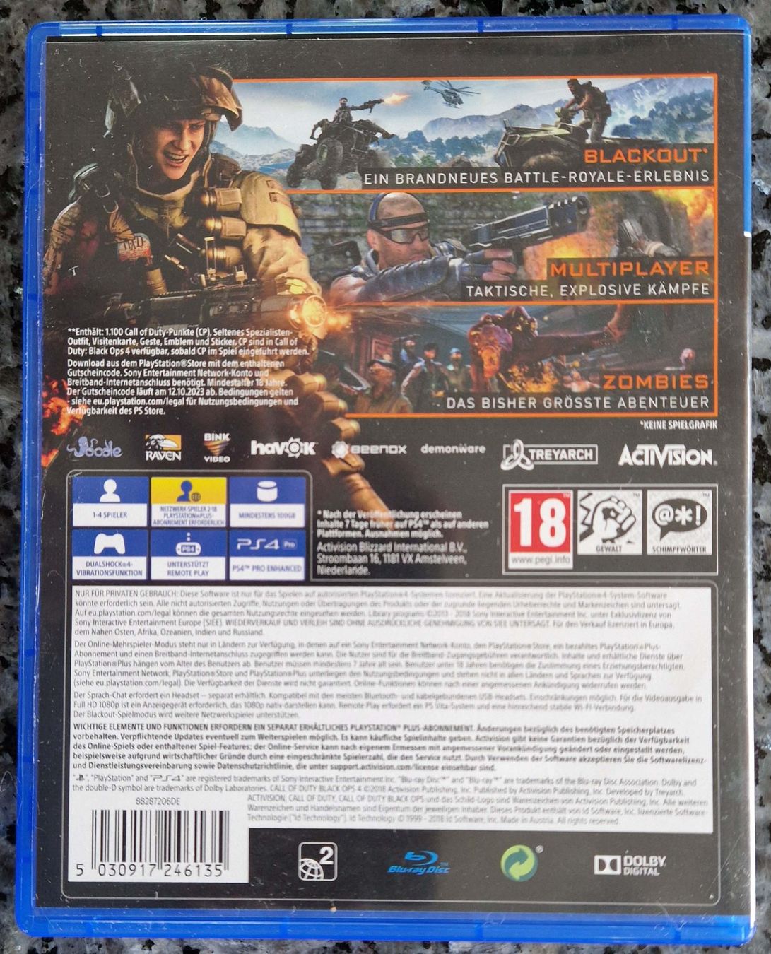 Sony Spiele: Call of Duty Black OPS 4, PS4 – Gebraucht aus Schwanden GL von Afredolino 1