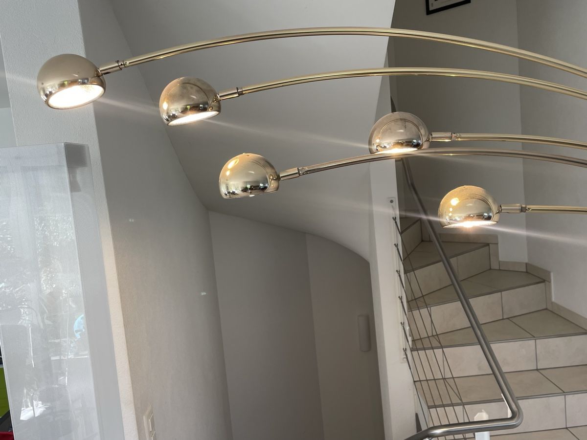 Guzzini Lampen: Arc Stehlampe von Harvey Guzzini – Gebraucht aus Richterswil von Prangins9 6