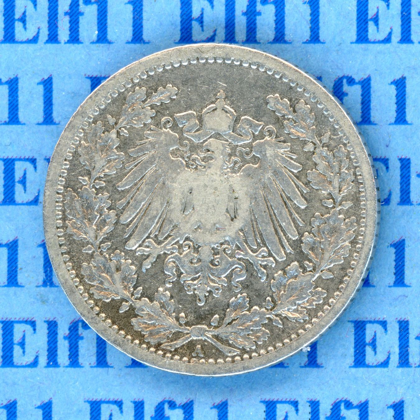 Tutti le monete: DEM___0.50 1906A -ss 1/2 Mark – Usato da Widnau venduto da Elf11 1