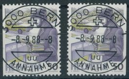 1988 - Postbeförderung - Markenheftchen - Ersttag Voll
