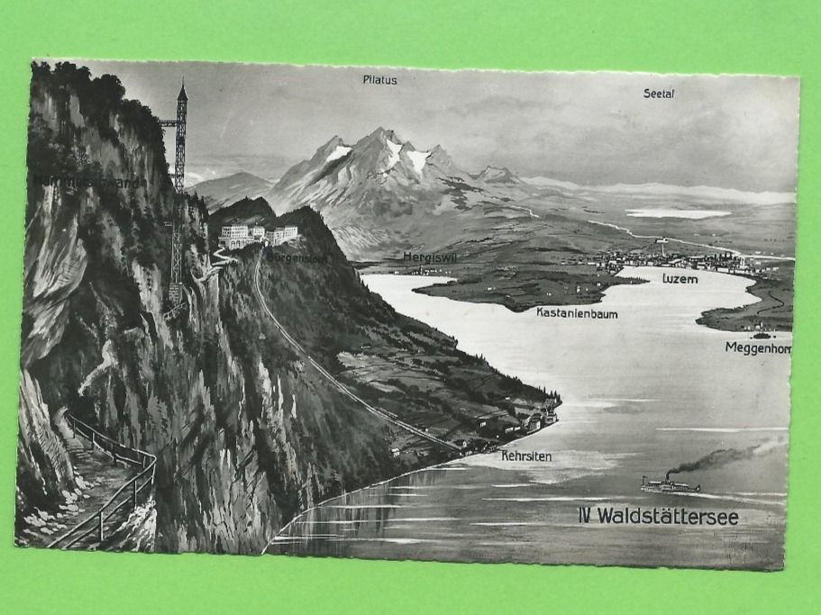 Cartoline postali: IV Waldstättersee – Usato da Zürich venduto da t24_de