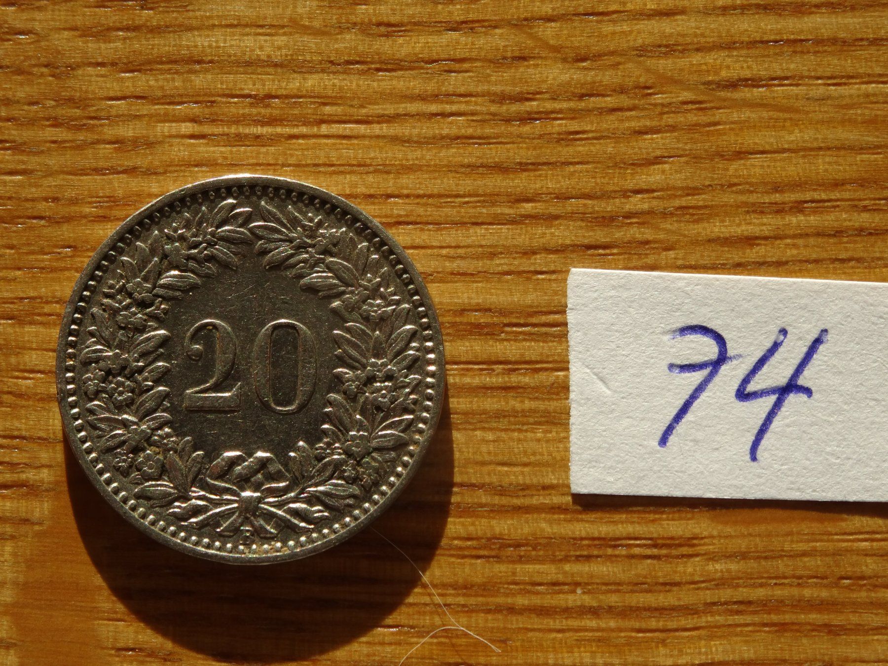 Tutti le monete: 20 Rappen 1913 sehr schön – Usato da Einsiedeln venduto da Kbasi 1