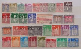 SUISSE: Des timbres oblitérés jusqu'à l'année 1960