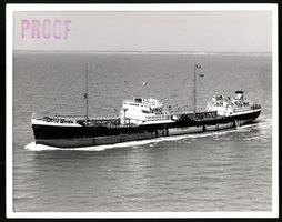 Fotografie Tankschiff Neothauma auf See,