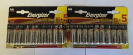 40x Energizer AA Batterien, NEU ungeöffnet