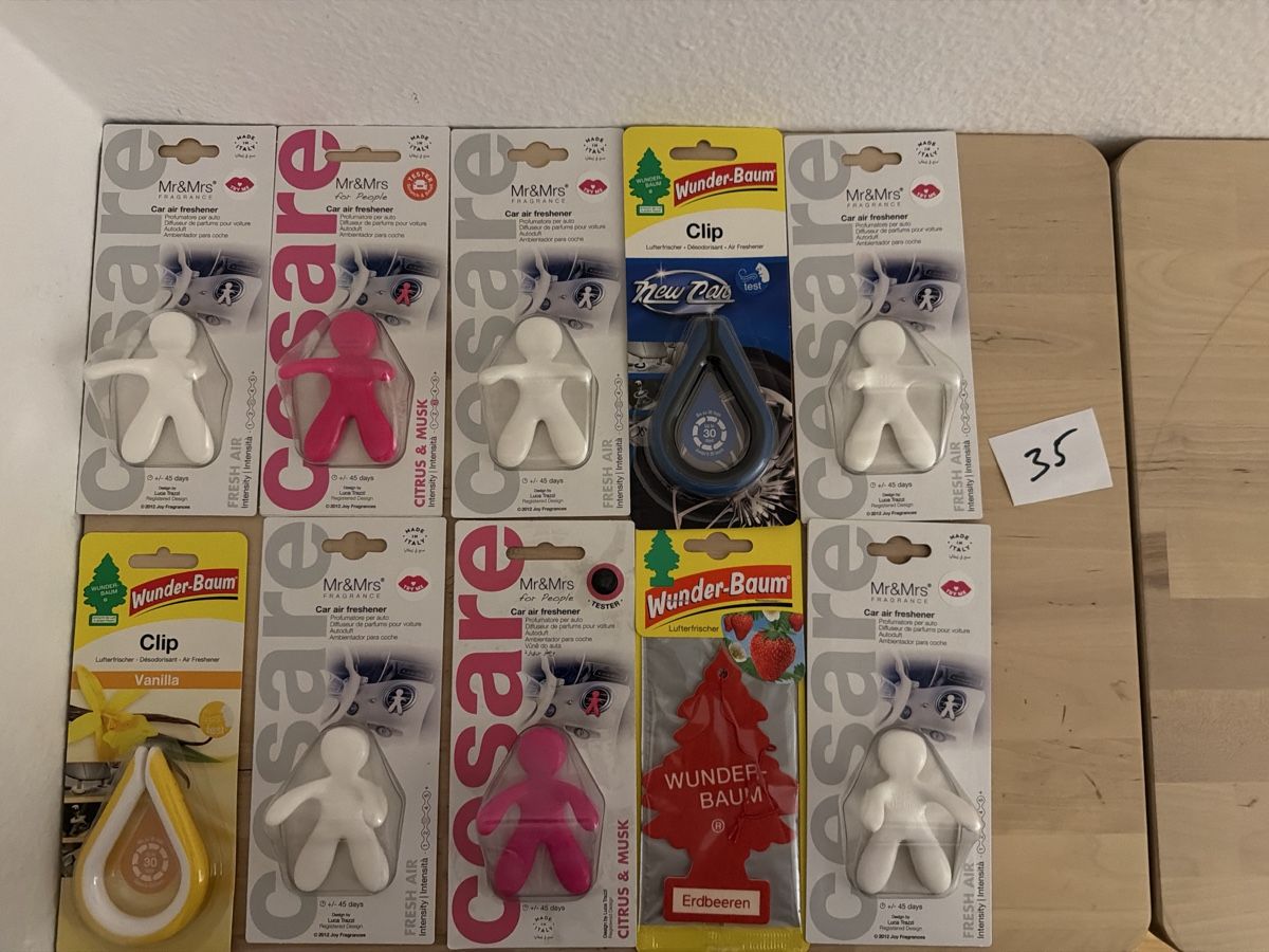 Lufterfrischer: Autoduftbäume 10stk diverse 35 – Neu und originalverpackt aus Kloten von sze_wb99
