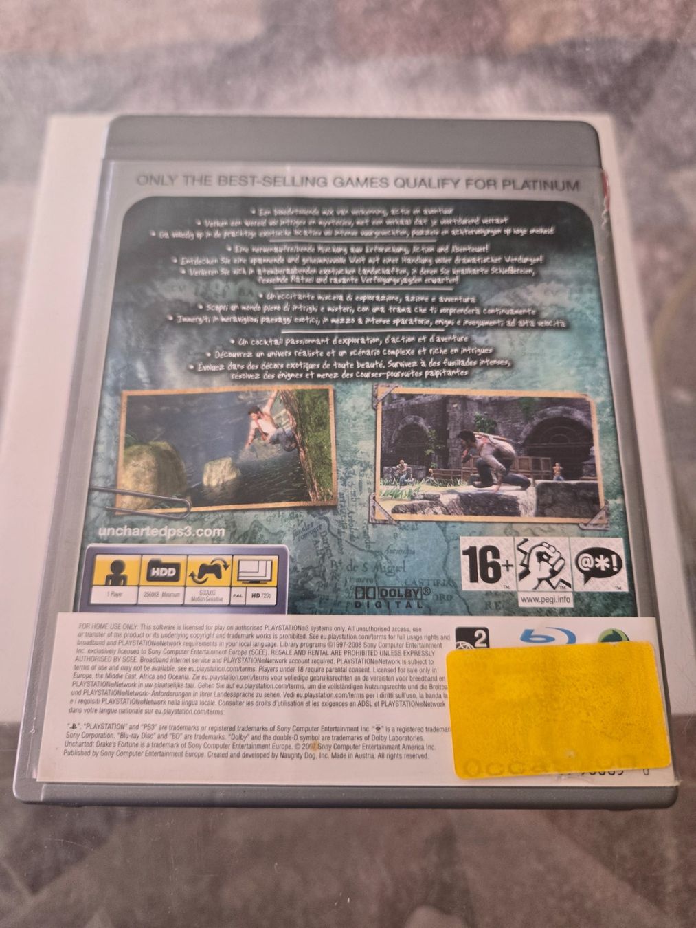 Jeux: Uncharted Drake's Fortune PS3 – D'occasion à Bussigny par Kfdlt 1
