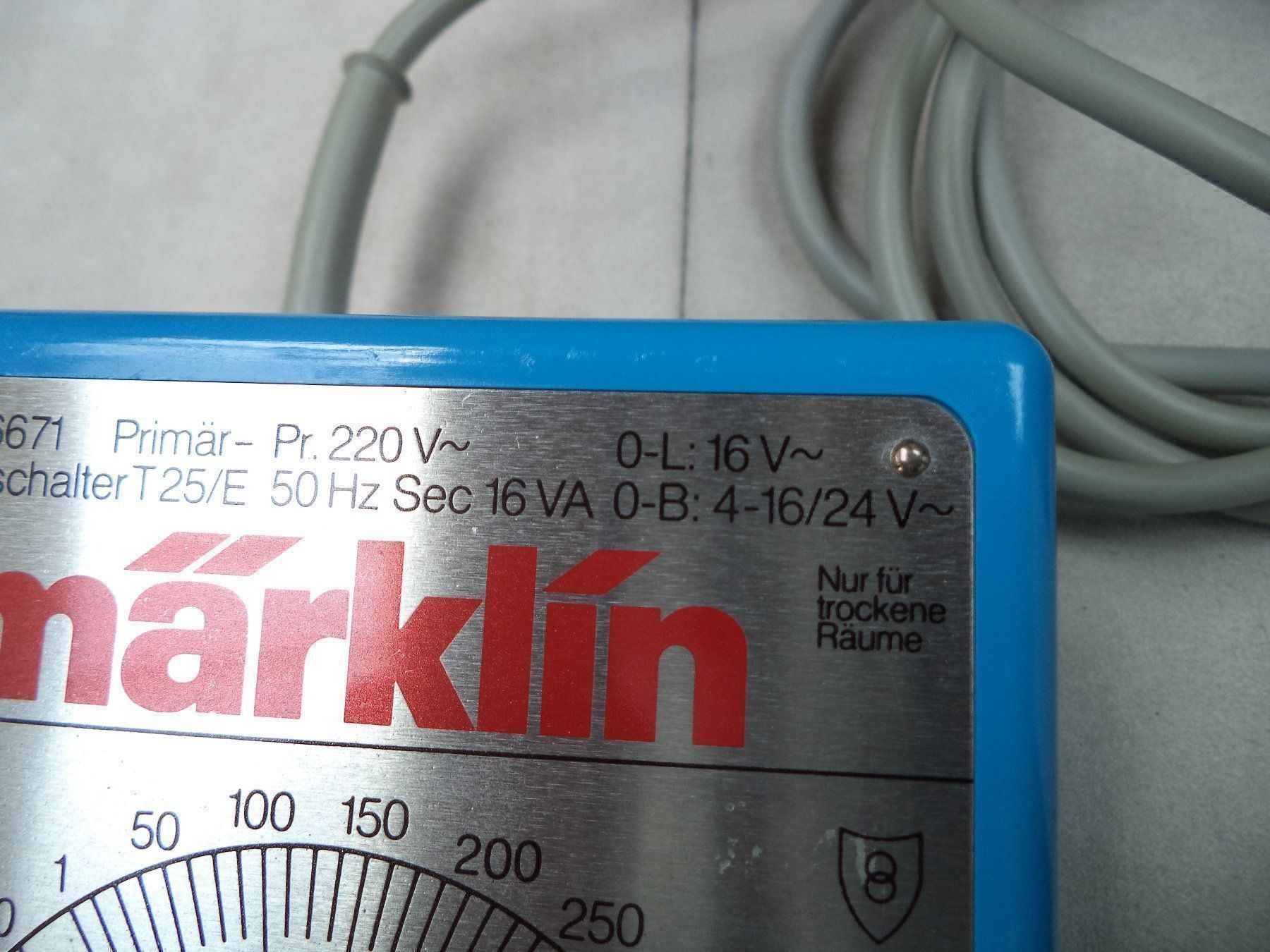 Märklin Modellini di ferrovie: märklin Trafo 6671 – Usato da Rieden AG venduto da Wirth03 2