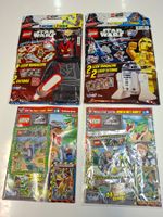 Lego Magazine Hefte NEU mit Figuren Star Wars Jurassic 9